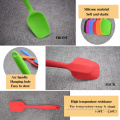 Scraper silikon memasak dapur non-stick pegangan